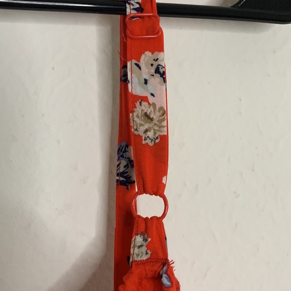 Women’s Plus Size Torrid Floral Ruffle Babydoll Top, 3/3X, Red/Floral - Picture 8 of 8